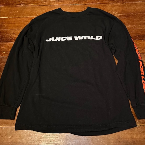 Black Juice Wrld Medium Tour Long Sleeve Shirt - Picture 1 of 3